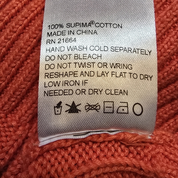 Foxcroft Med Supima Cotton Sweater - Picture 5 of 5